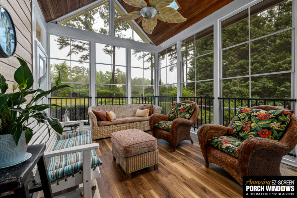 Photo Gallery - Amazing EZ-Screen Porch Windows