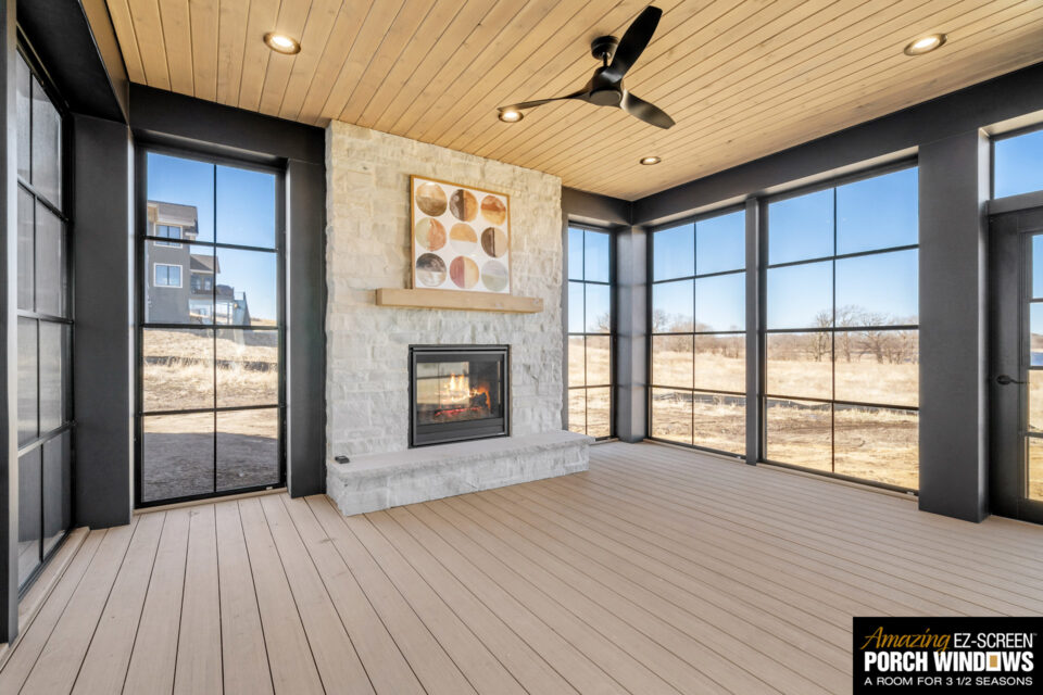Screen Porch Windows - 3 and 1/2 Season Porch Windows